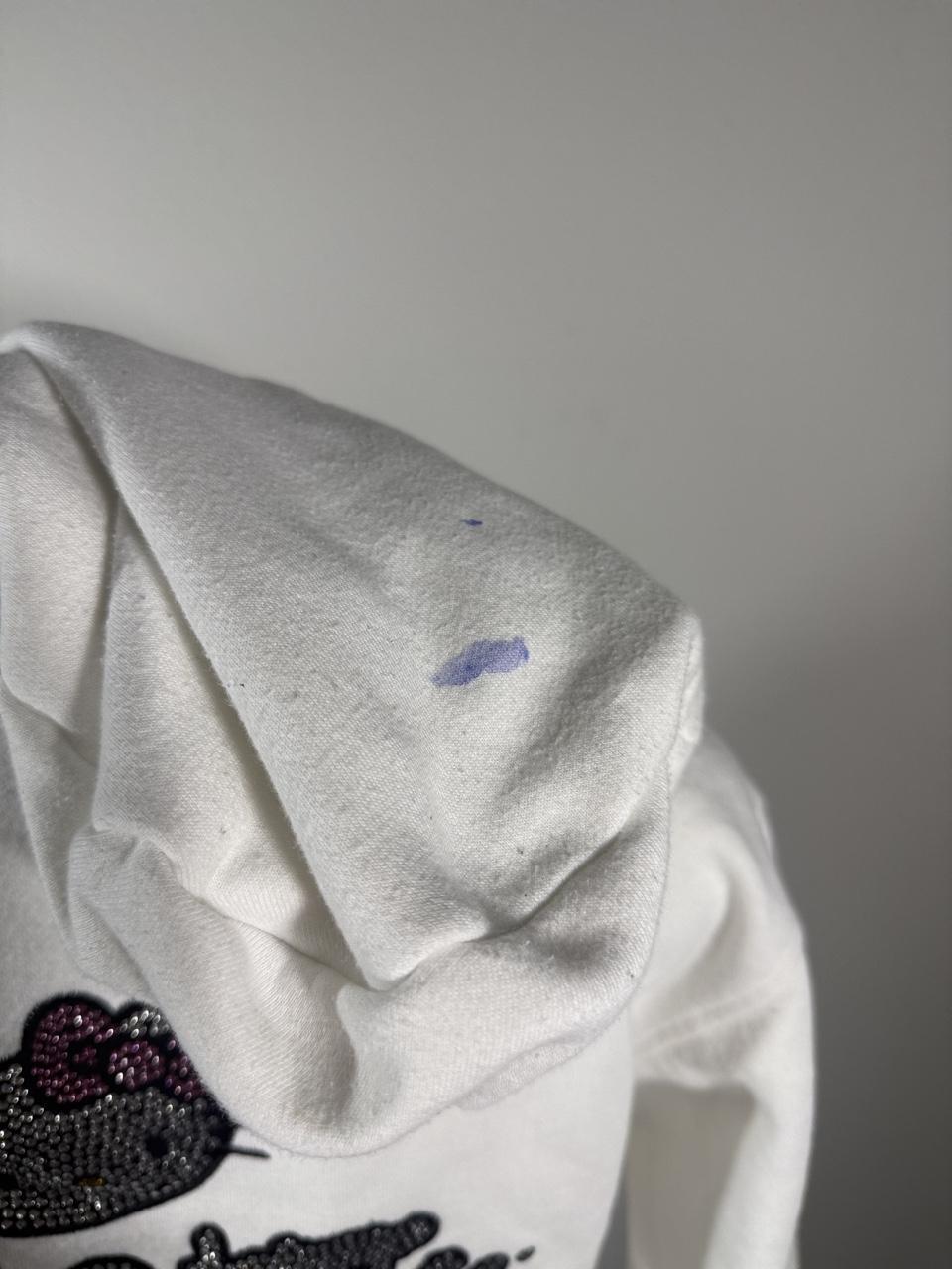 Y2K Hello Kitty x Forever 21 White Rhinestone Zip Hoodie