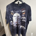 Men's Navy and Blue Tshirt