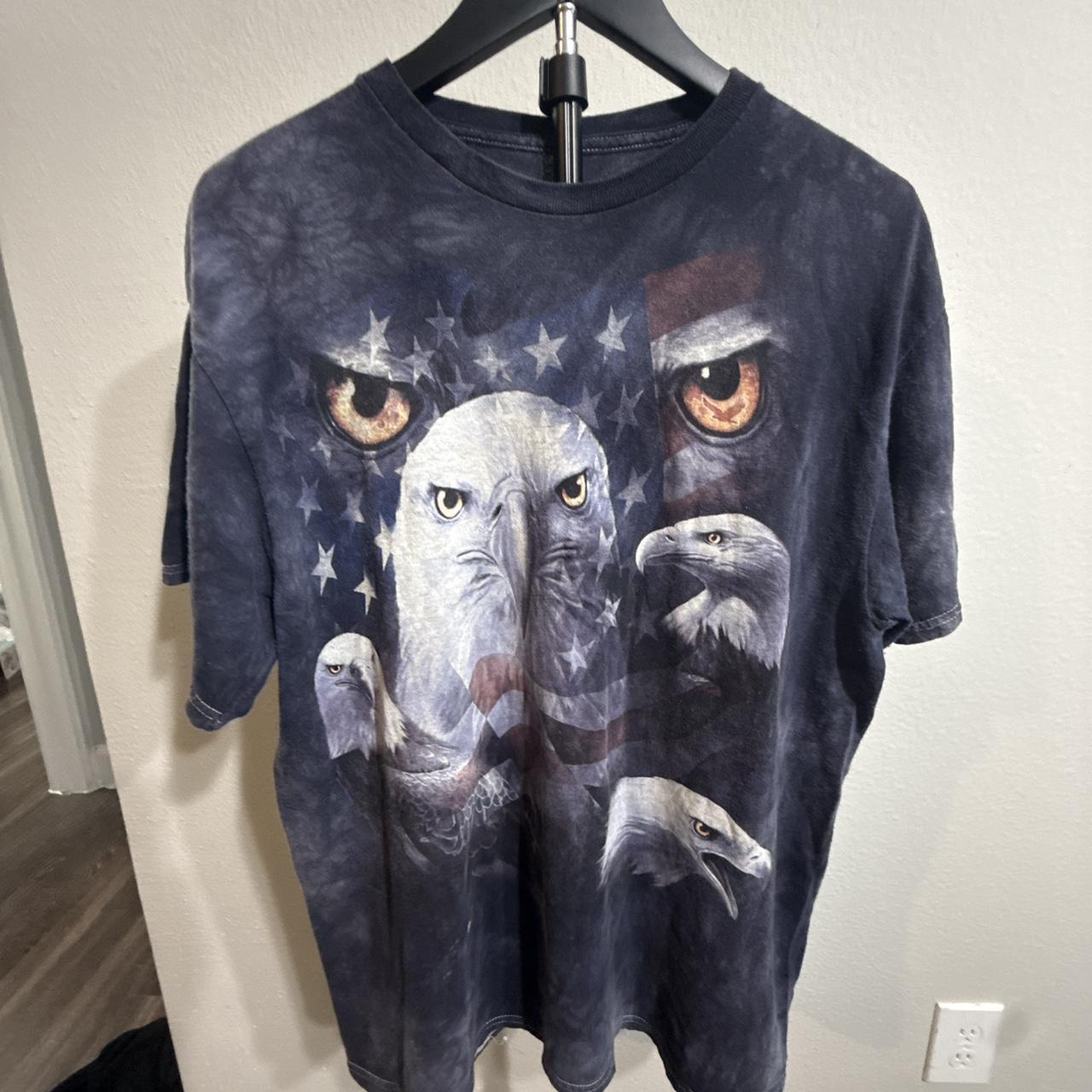 Men's Navy and Blue Tshirt