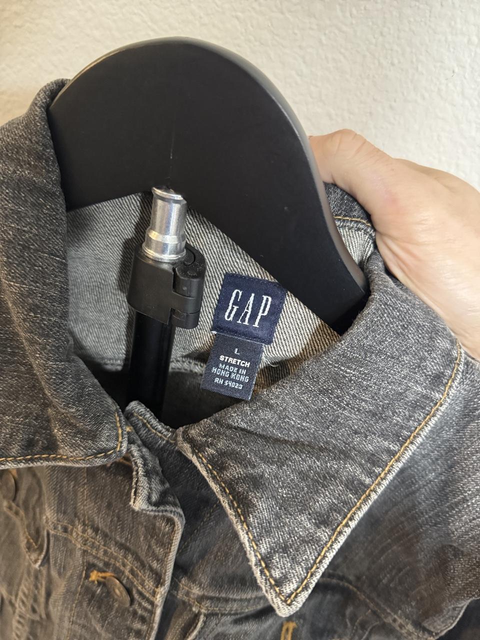 Gap Women's Grey and Black Jacket
