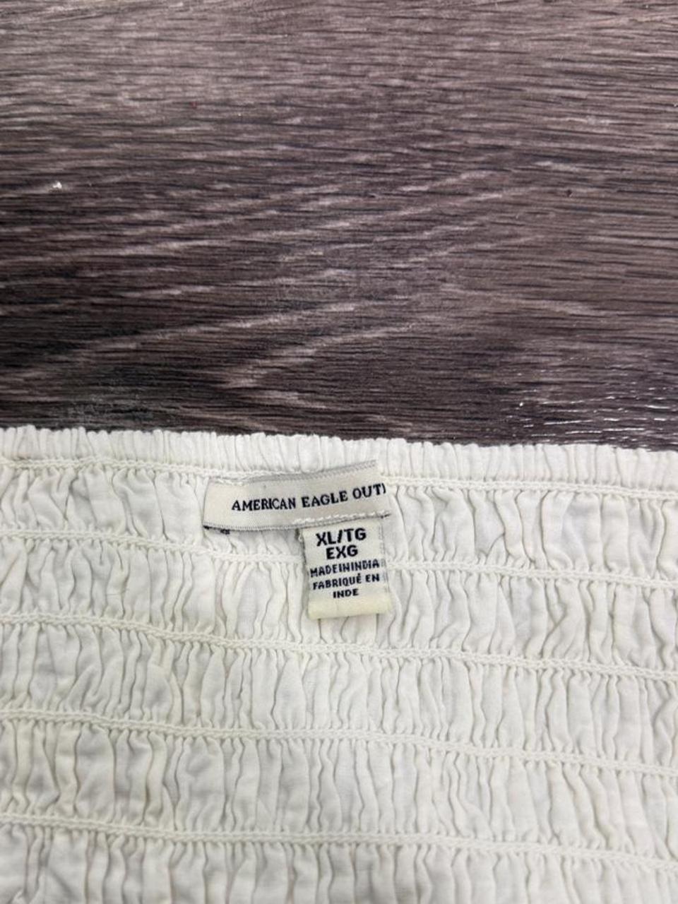 American Eagle Outfitters White Eyelet Lace Cami Tank Top