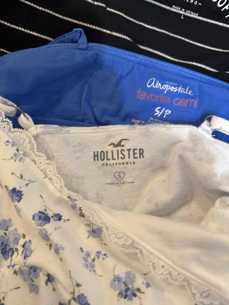 🌸 Y2K Hollister Floral Lace Cami Tank Top 🌸
