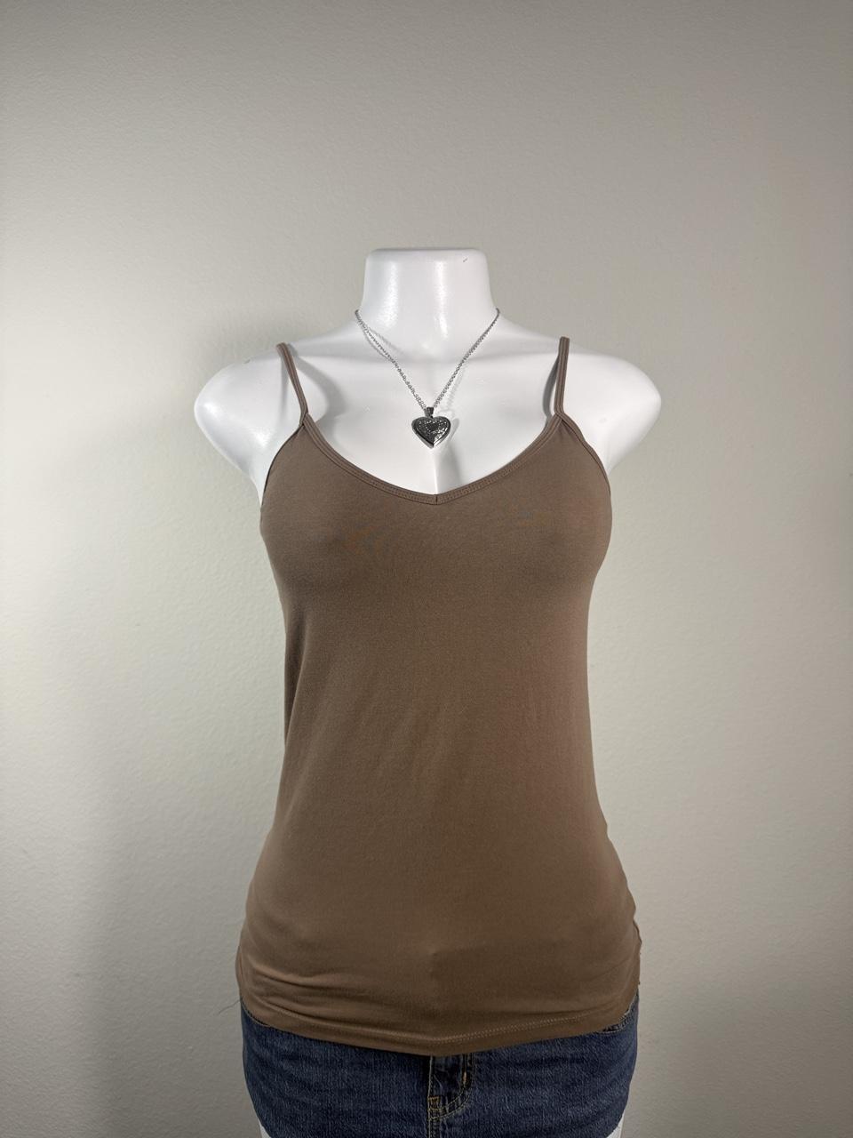 Y2K Forever 21 Brown Cami Tank Top