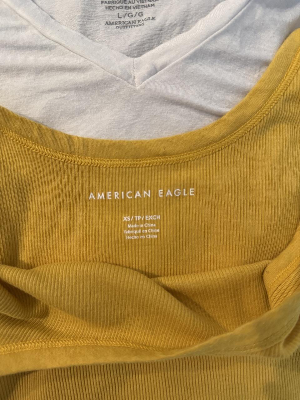 💛 Y2K American Eagle Ribbed Tank Top 💛