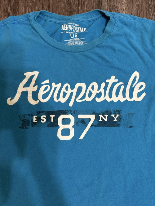 Aeropostale Men's Blue Tshirt