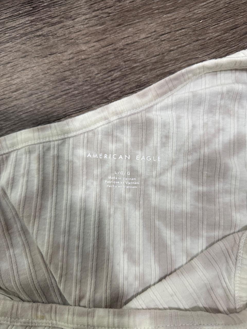 🤍 Y2K American Eagle Ribbed Tie Dye Halter Tank 🤍