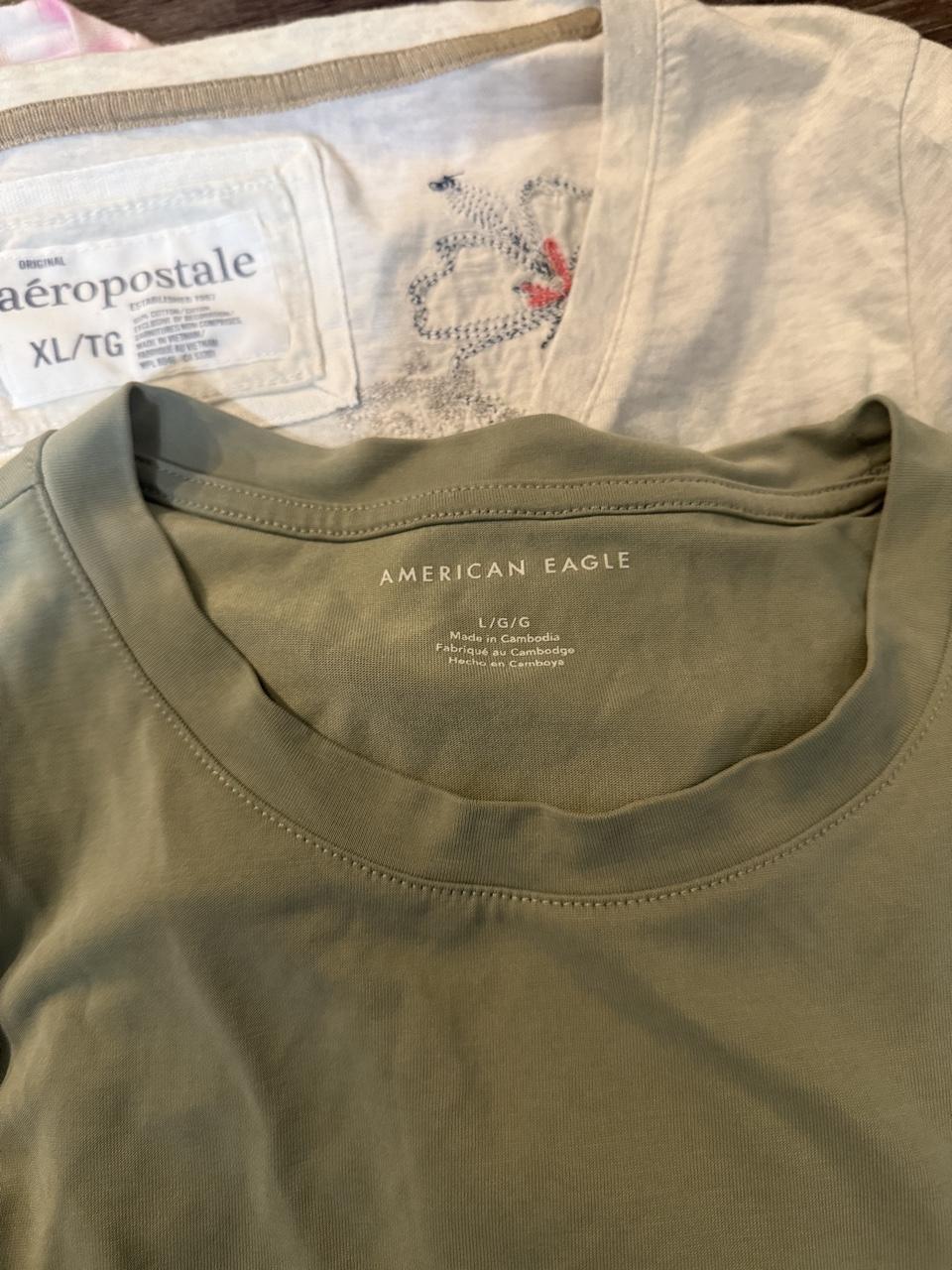 💚 American Eagle Sage Green Peplum Tee 💚