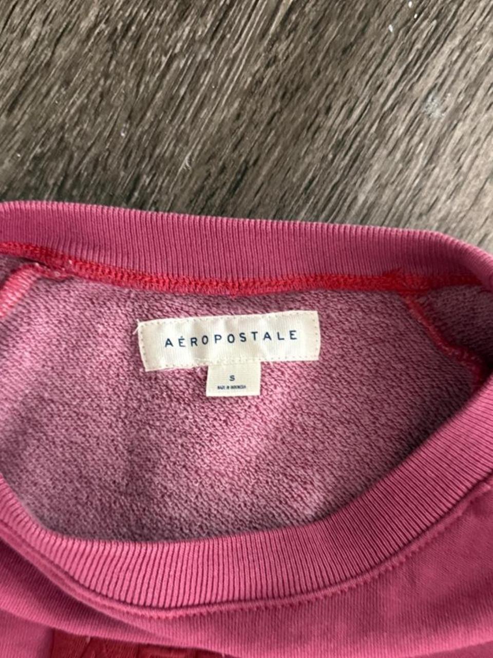 Y2K Aeropostale Pink Embroidered Crewneck Sweatshirt