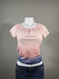 🩷 Abercrombie Kids Pink & Blue Ombre Tee 🩵