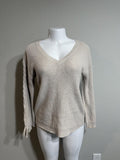 American Eagle Women's Cream and Tan Jumper