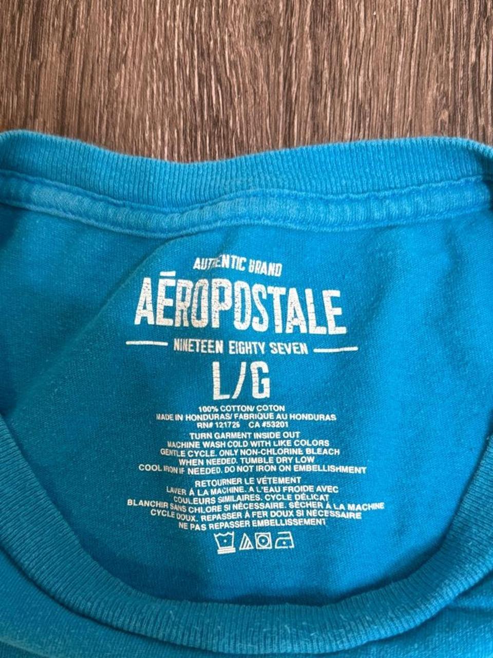 Aeropostale Men's Blue Tshirt