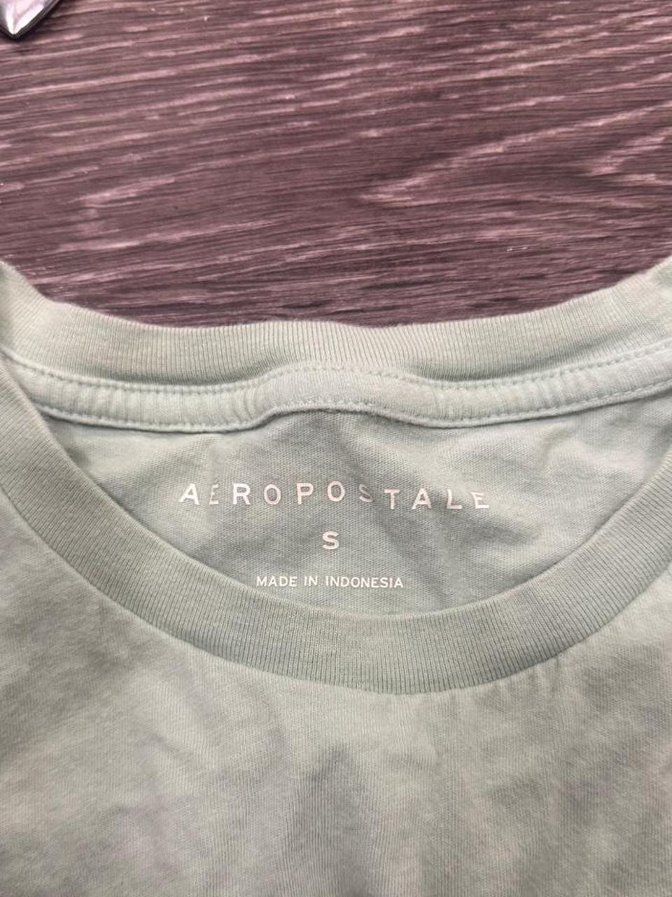 💚 Aeropostale Mint Green Aero 1987 Graphic Tee 💚