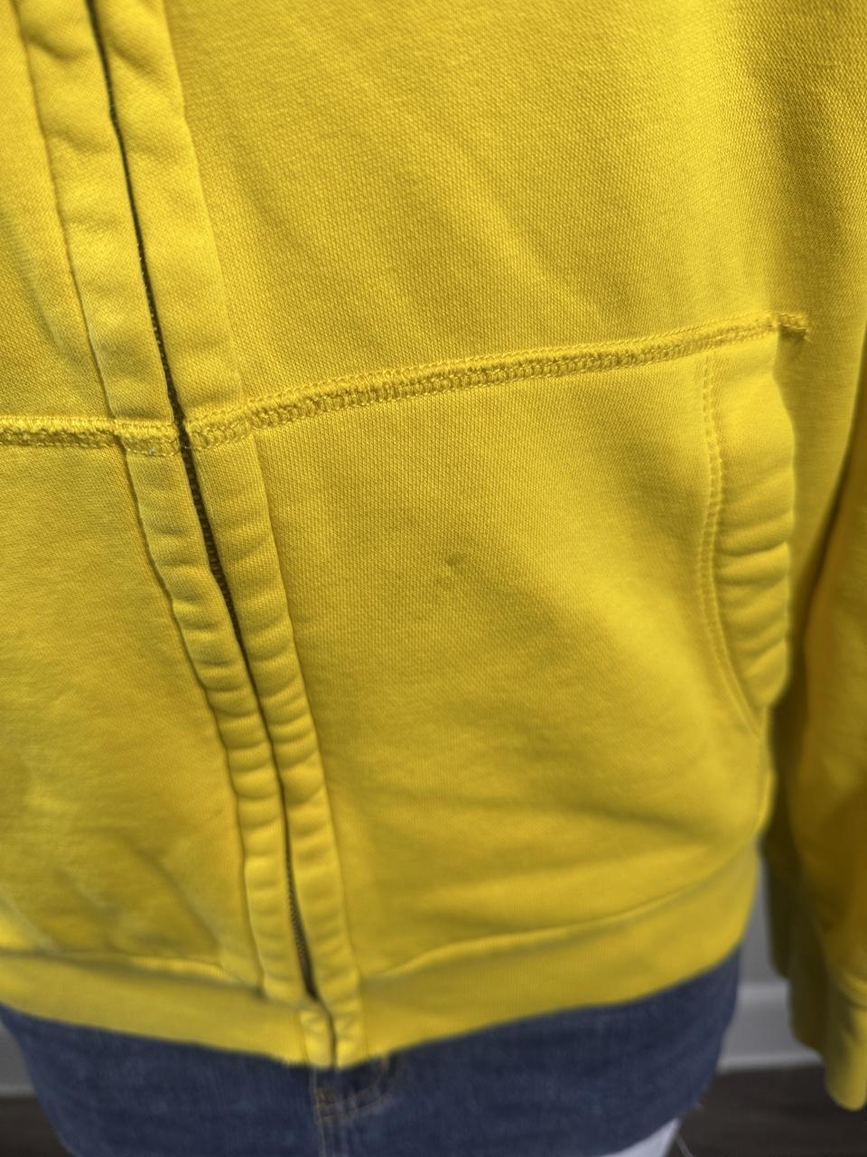 💛 Vintage American Eagle Yellow Full Zip Eagle Hoodie 💛