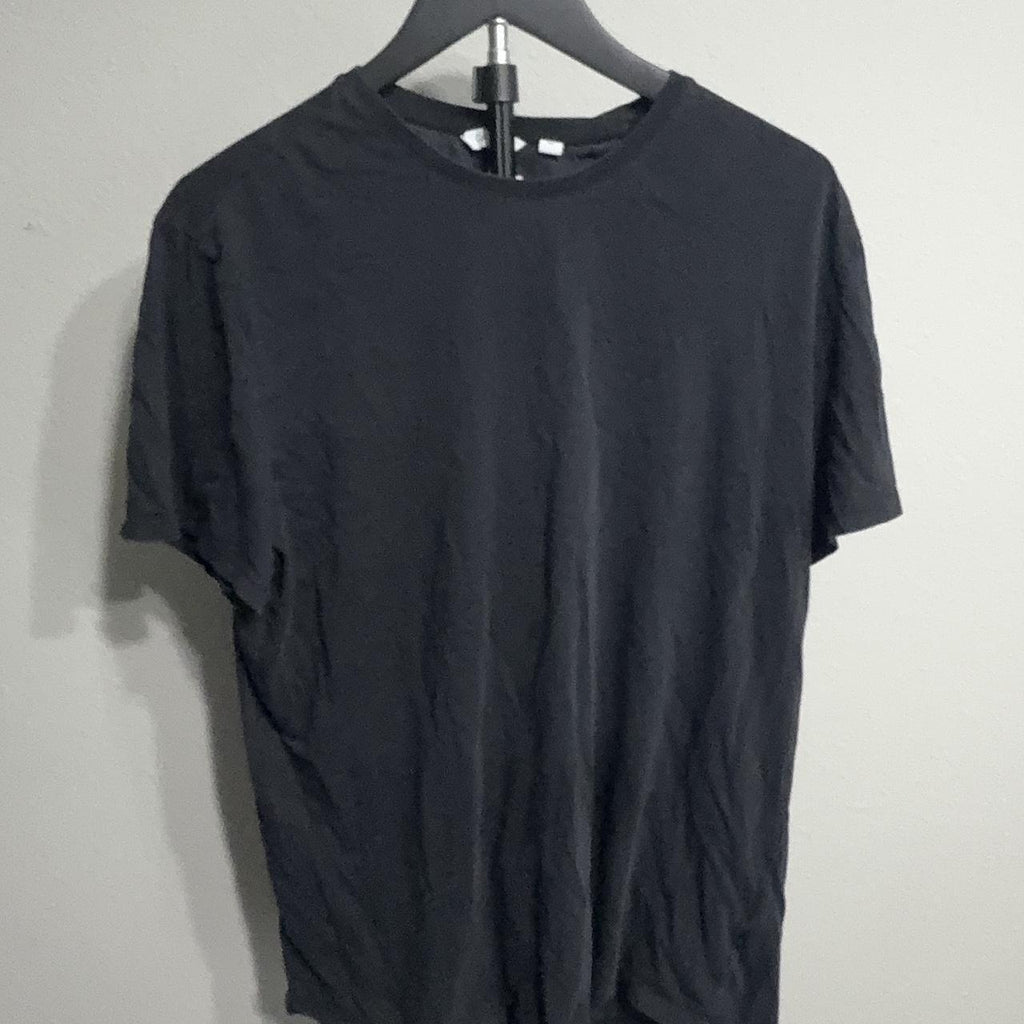 Calvin Klein Women's Black and Grey Tshirt