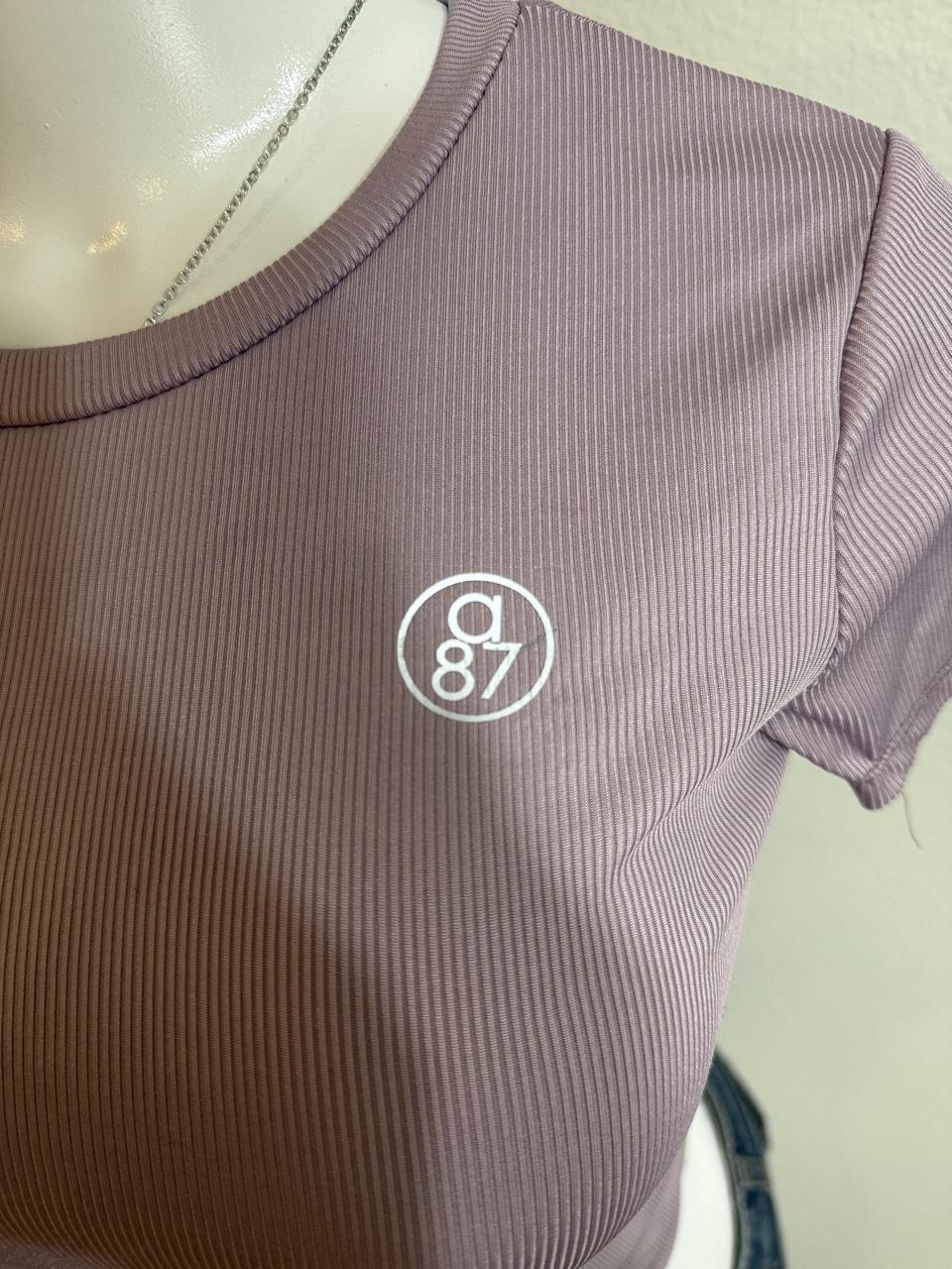 💖 Aeropostale Kids G87 Ribbed Y2K Baby Tee 💖