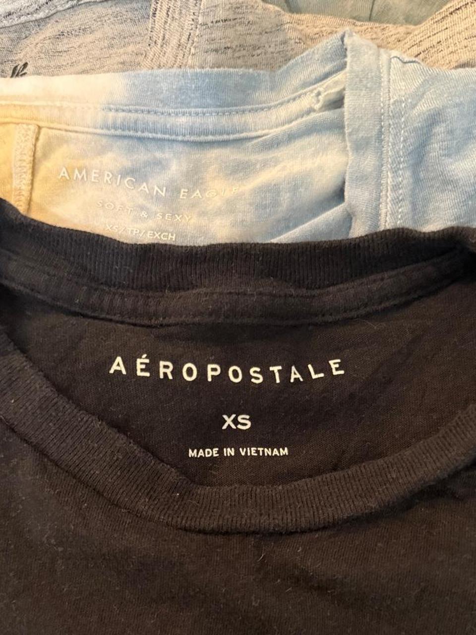 Y2K Aeropostale Rainbow Logo Graphic Tee