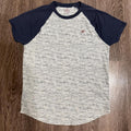 Hollister Co. Men's Grey and Blue Tshirt
