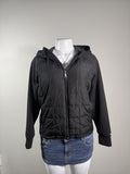 Abercrombie Kids YPB Black Quilted Hooded Jacket