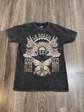 Hollister Co. Women's Black and Grey Tshirt