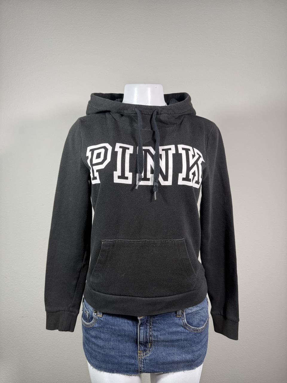 PINK Victoria's Secret Black Pullover Hoodie