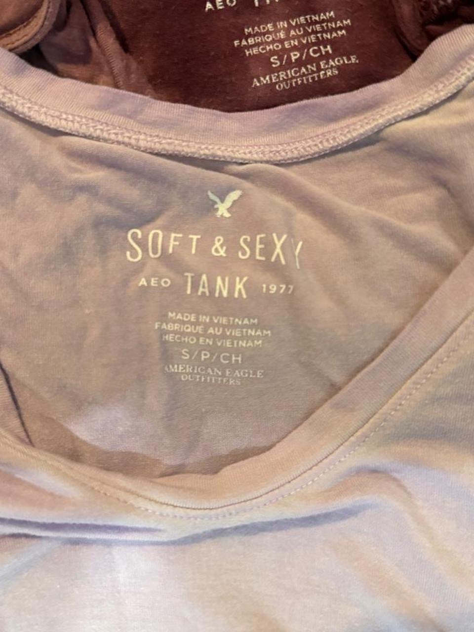 American Eagle Women's Purple Vests-tanks-cami