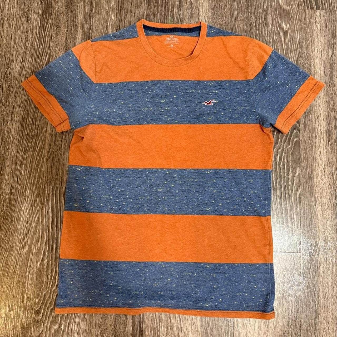 Hollister Co. Men's Multi and Orange Tshirt