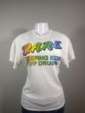 Y2K D.A.R.E. Rainbow Graphic Tee