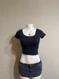 🖤 Abercrombie & Fitch Bow Back Crop Top 🖤
