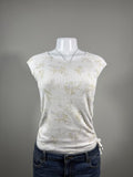 🤍 Abercrombie Kids Ivory Floral Side Tie Top 🤍