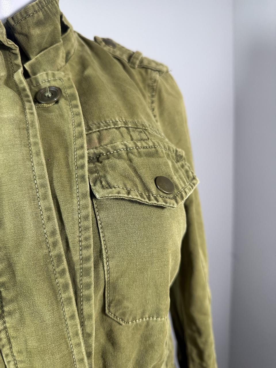 Forever 21 Olive Utility Military Jacket