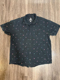 Sony Men's Black and Multi Shirt