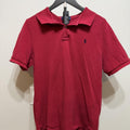 Polo Ralph Lauren Men's Red and Burgundy Polo-shirt