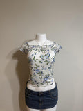 🩵 American Eagle Soft & Sexy Floral Smocked Top 🩵
